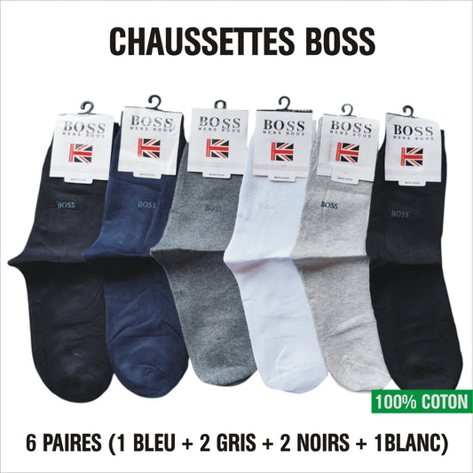 Chaussettes Boss (Lot de 06 paires)