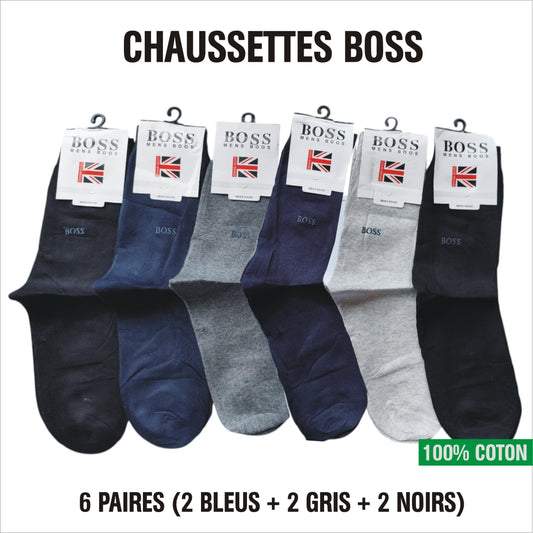 Chaussettes Boss (Lot de 06 paires)