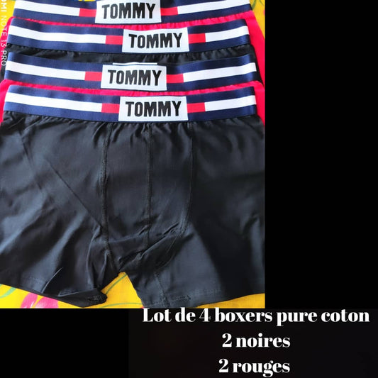 Boxers Tommy Hilfiger Lot de 4pcs(dispo en taille XL)