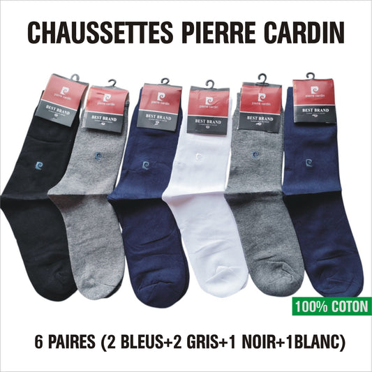 Chaussettes Pierre Cardin (Lot de 06 paires)
