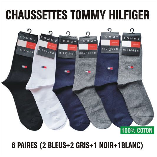 Chaussettes Tommy Hilfiger (Lot de 06 paires)